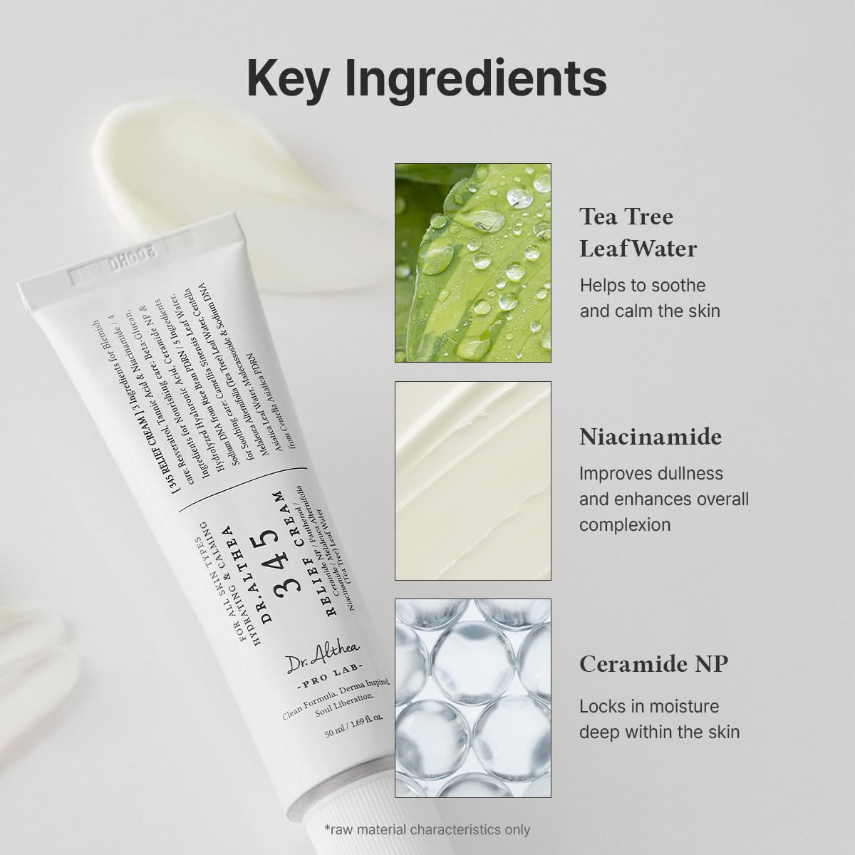 Dr.Althea Crema de Alivio 345 | Hidratante para Recuperación Calmante y Cuidado de la piel, 50ml