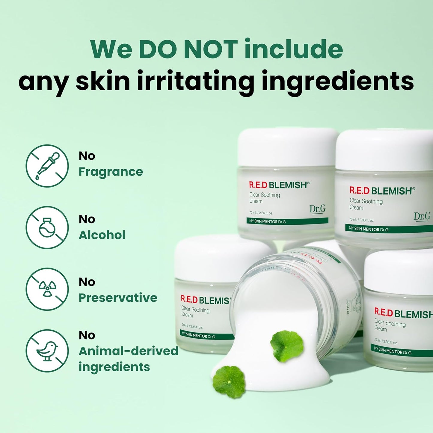 Dr. G - R.E.D Blemish Crema Calmante para Aclara las Manchas, 70ml
