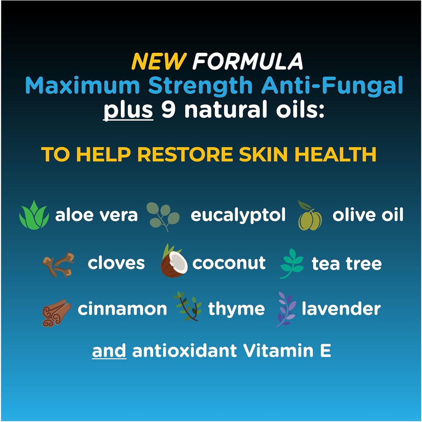 Fungi-Nail Solución líquida antifúngica, mata los hongos y pie de atleta con tolnafato clínicamente probado para curar y prevenir infecciones fúngicas - 30ml .
