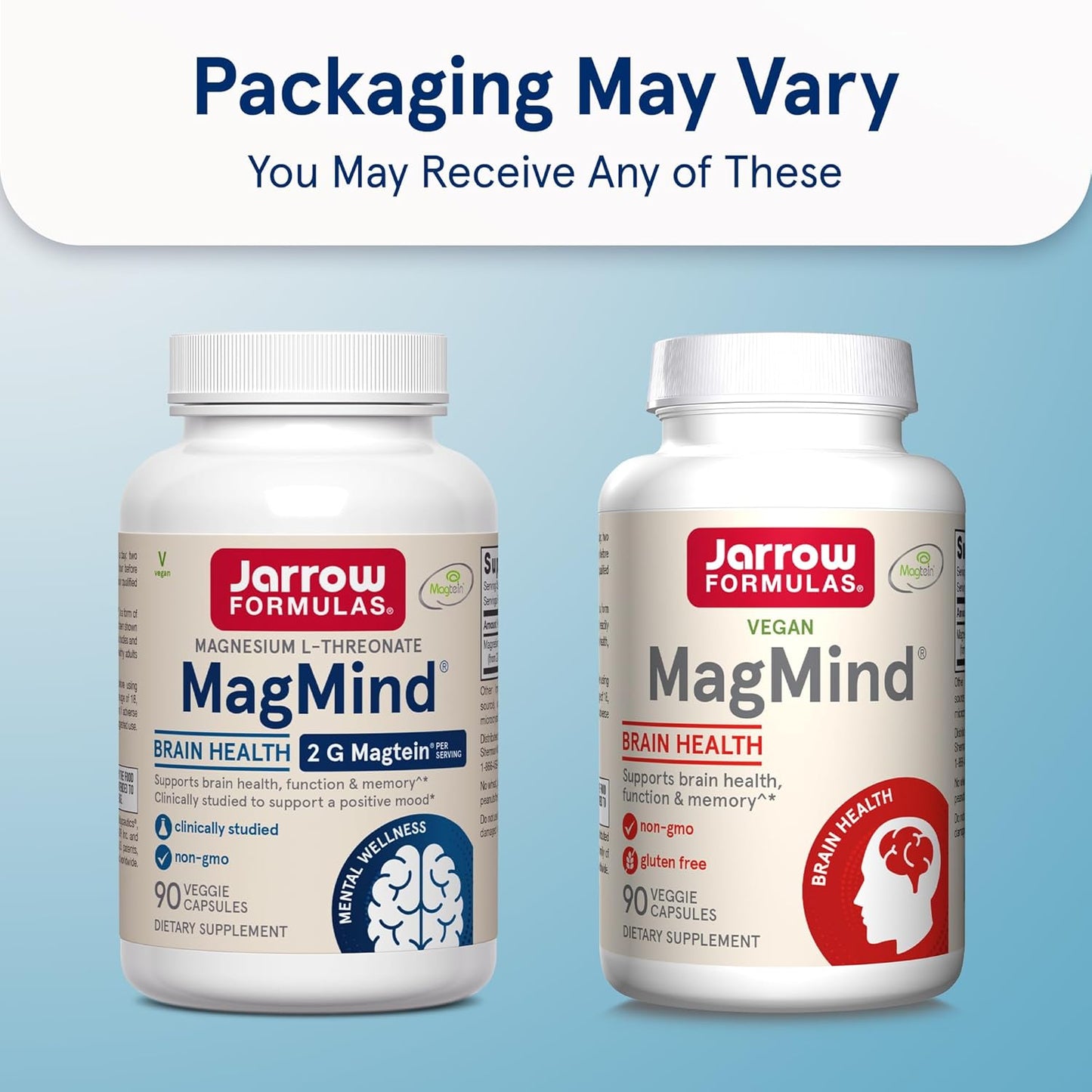 Jarrow Formulas - MagMind 2g (brain health), 90 capsulas