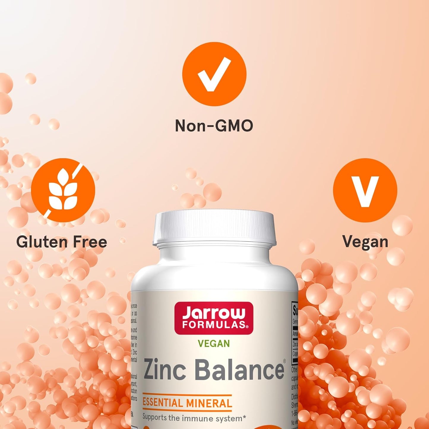 Jarrow Formulas, Zinc 15mg Balance Essential Mineral, 100 capsulas