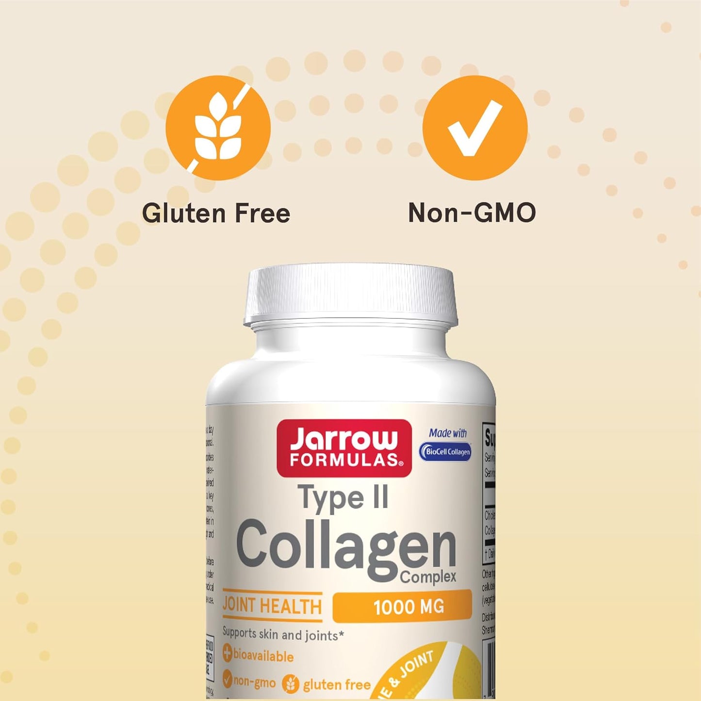 Jarrow Formulas - Type II Colageno complex 1000mg (JOINT HEALTH) , 60 capsulas