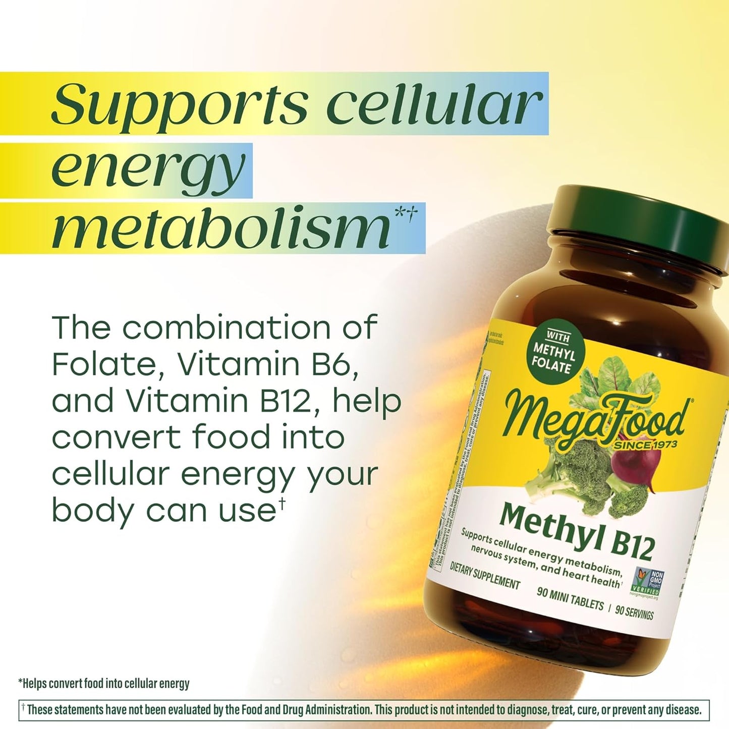 MegaFood - Methyl B12, 90 mini tabletas