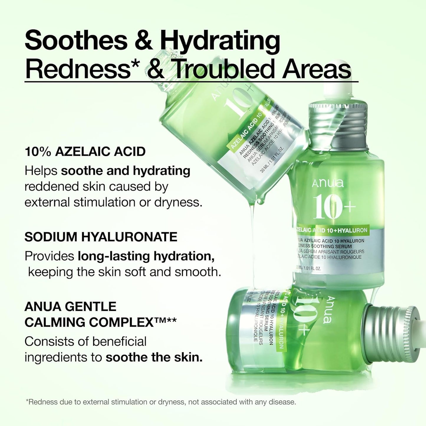 Anua Suero Facial de Ácido Azelaico 10% Hialurónico, 30ml