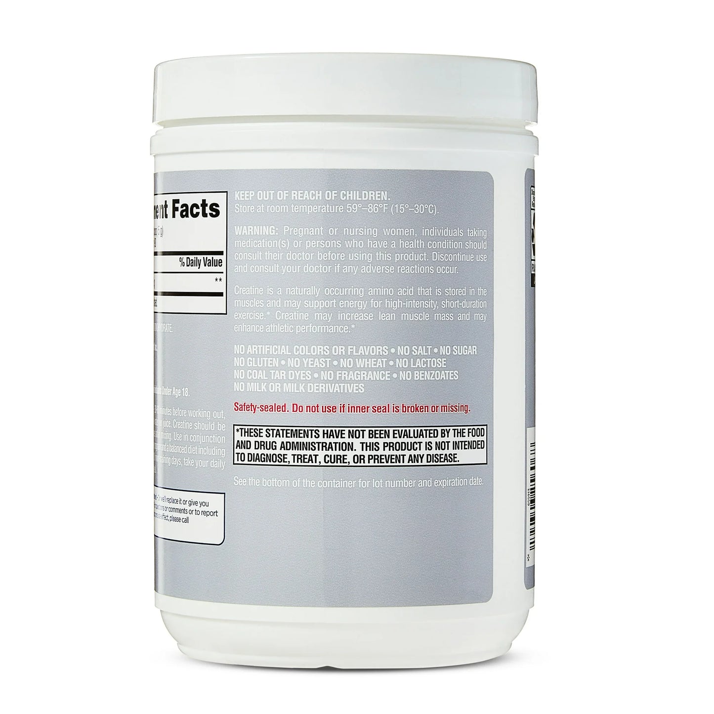 Equate - Creatine Monohydrate sin sabor 5g, 450g