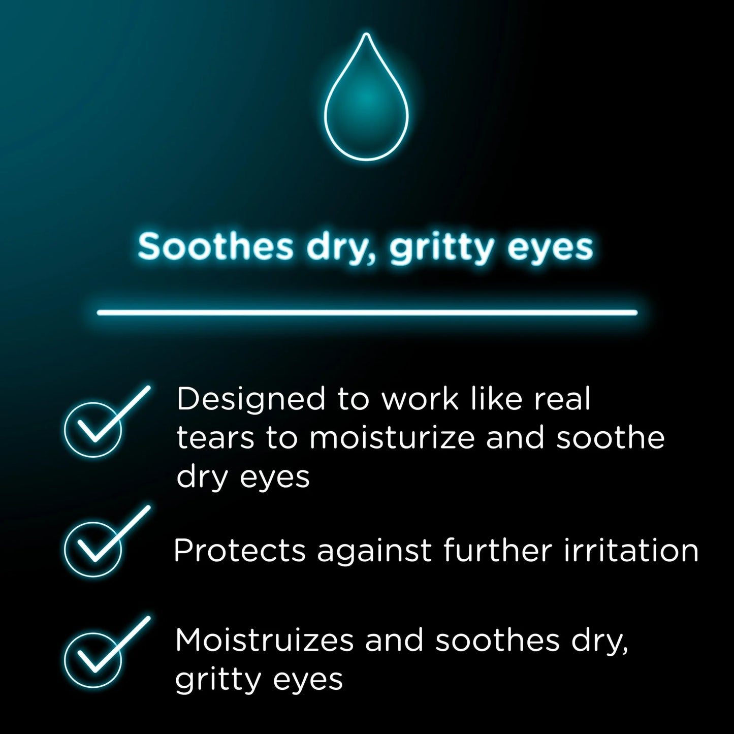 Visine - Gotas Lubricantes para los Ojos Calmantes para Alivio de Ojos Secos, 15ml