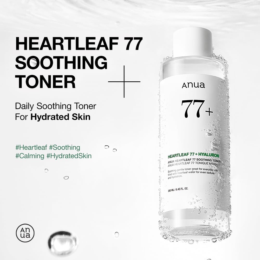 Anua Heartleaf 77 Tónico Calmante I pH 5.5 Cuidado de Problemas, 250ml
