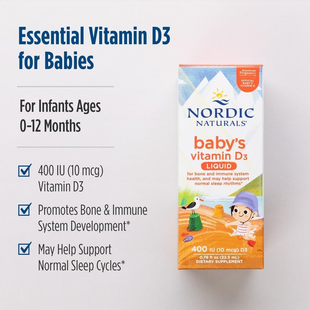 Nordic Naturals Baby's Vitamina D3 400 UI , 22.5ml