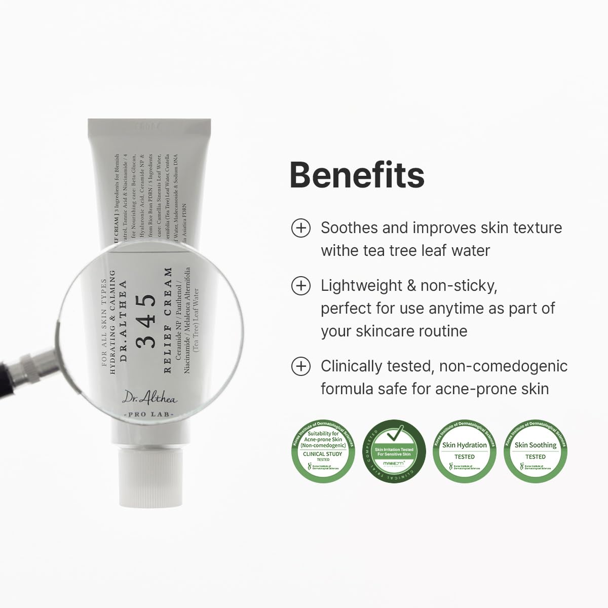 Dr.Althea Crema de Alivio 345 | Hidratante para Recuperación Calmante y Cuidado de la piel, 50ml