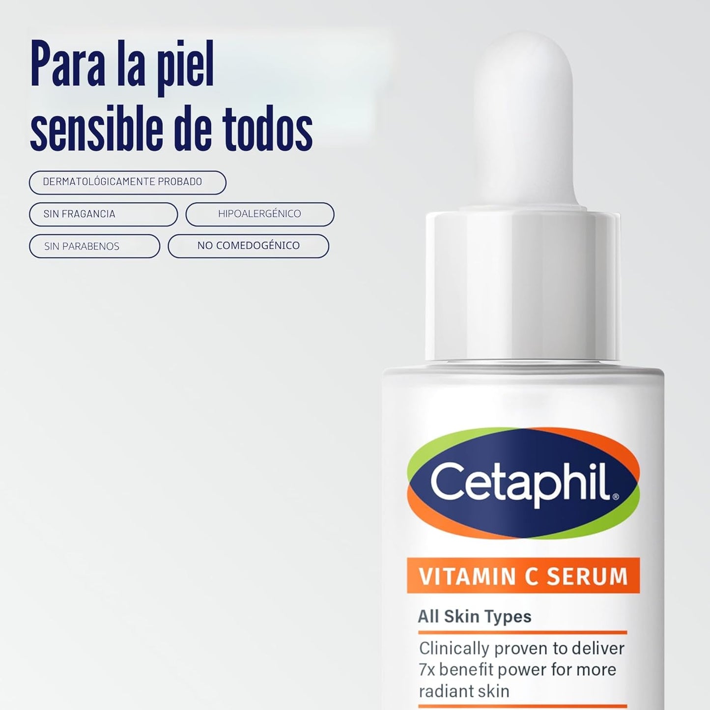Cetaphil - Suero de vitamina C reduce visiblemente el aspecto de las manchas oscuras, 1f oz