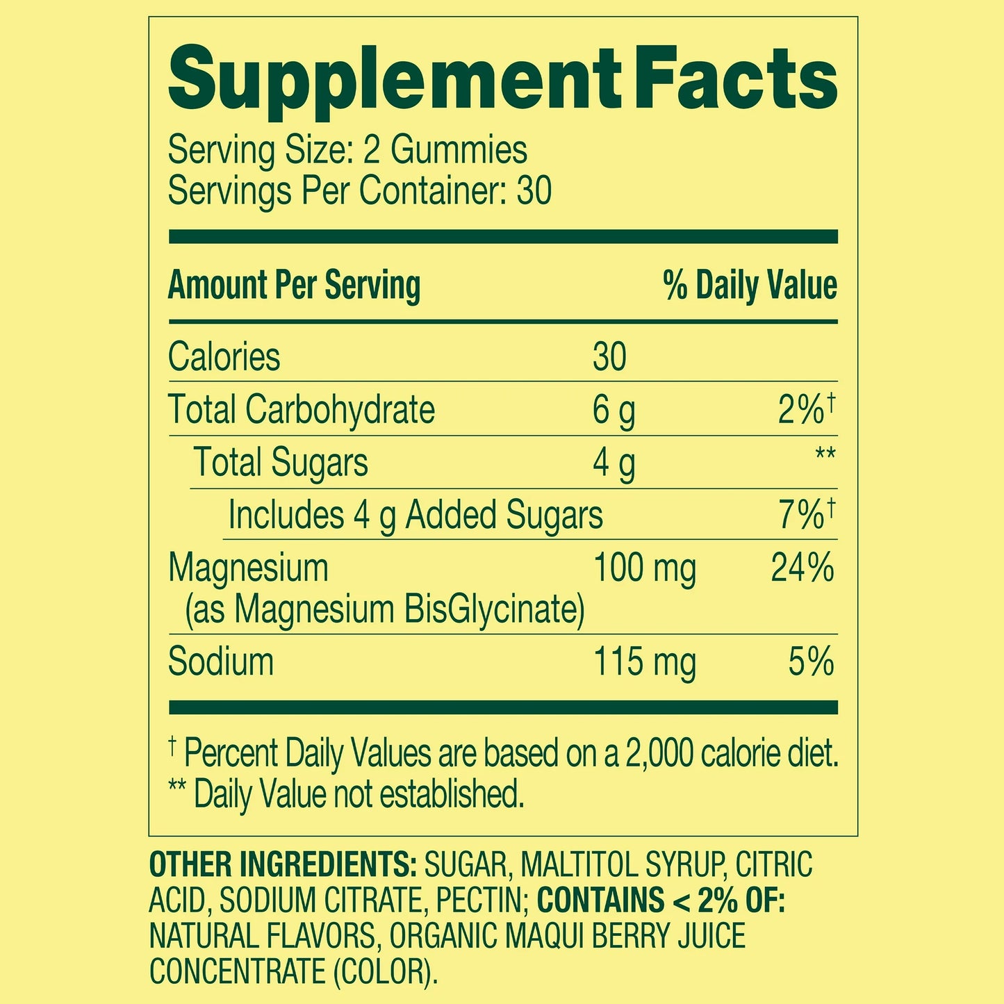 Spring Valley - Magnesio Glycinate 100mg sabor cereza, 60 capsulas