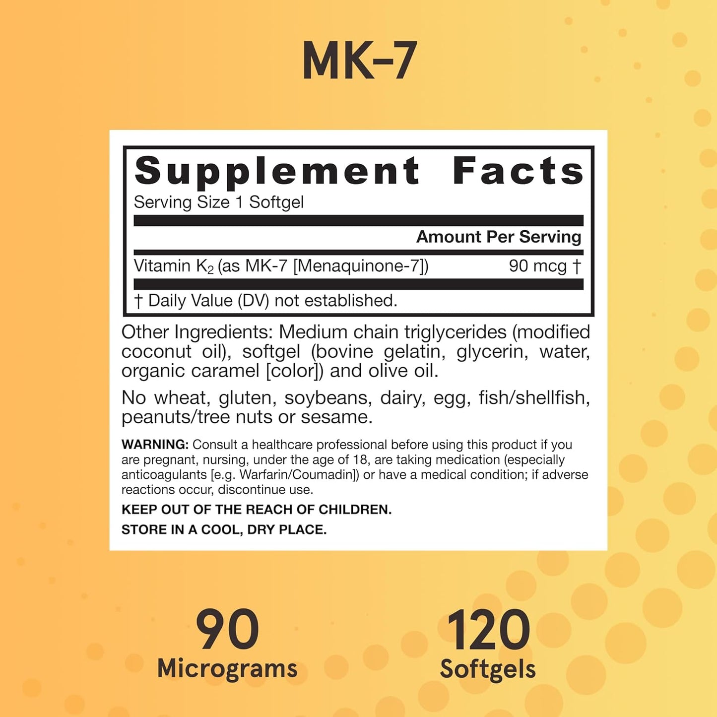 Jarrow Formuls - MK-7 bioactive vitamina K2 - 90mcg, 120 capsulas