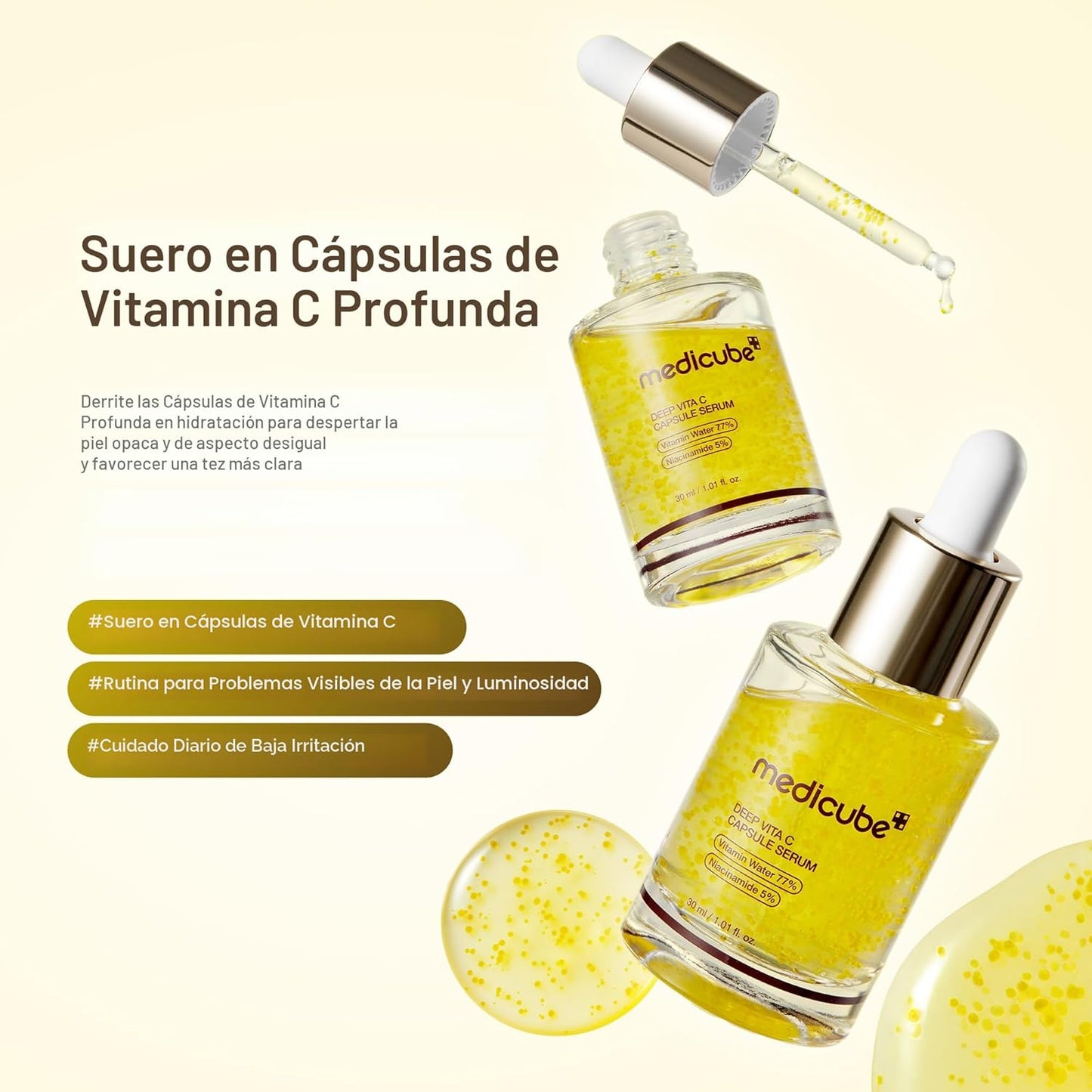 Medicube Suero de cápsulas de vitamina C profunda, 30ml