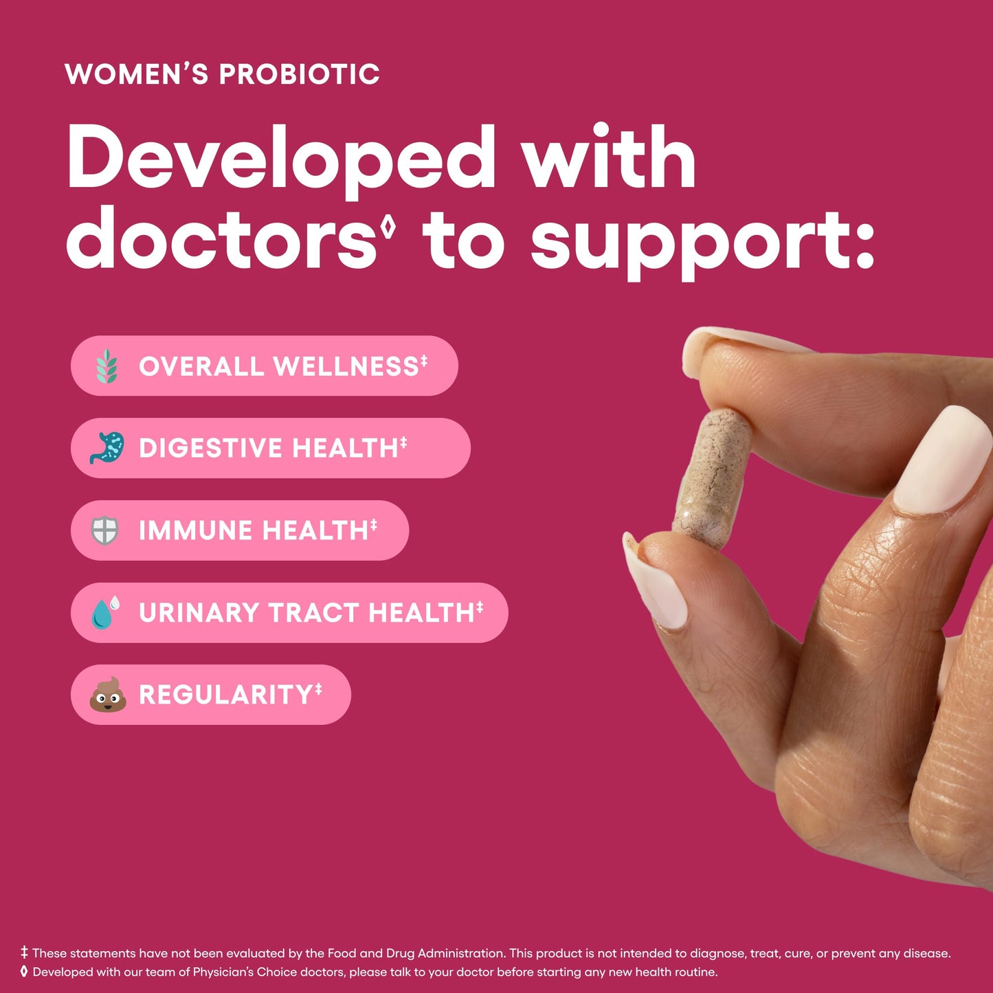Physician's CHOICE Probioticos para Mujer - 30 Capsulas