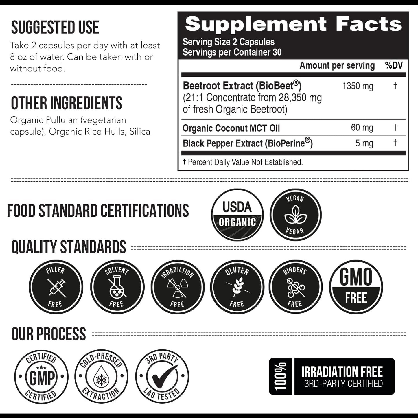 Triquetra - BioBeet 21:1 - 28,350mg, 60 capsulas