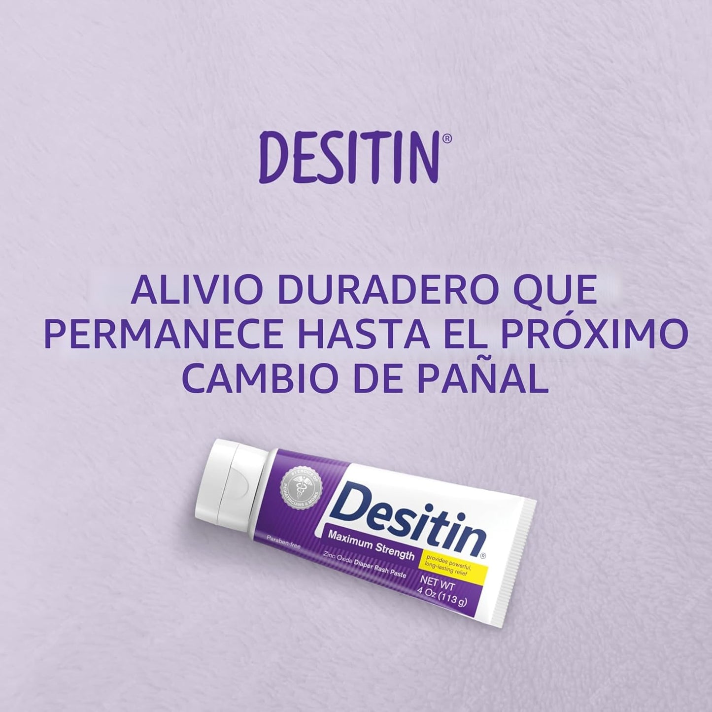 Desitin crema para escaldaduras y rozadura del pañal, 136gr