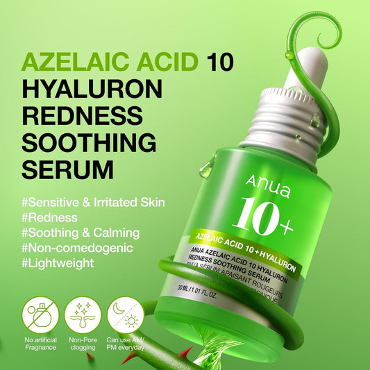 Anua Suero Facial de Ácido Azelaico 10% Hialurónico, 30ml
