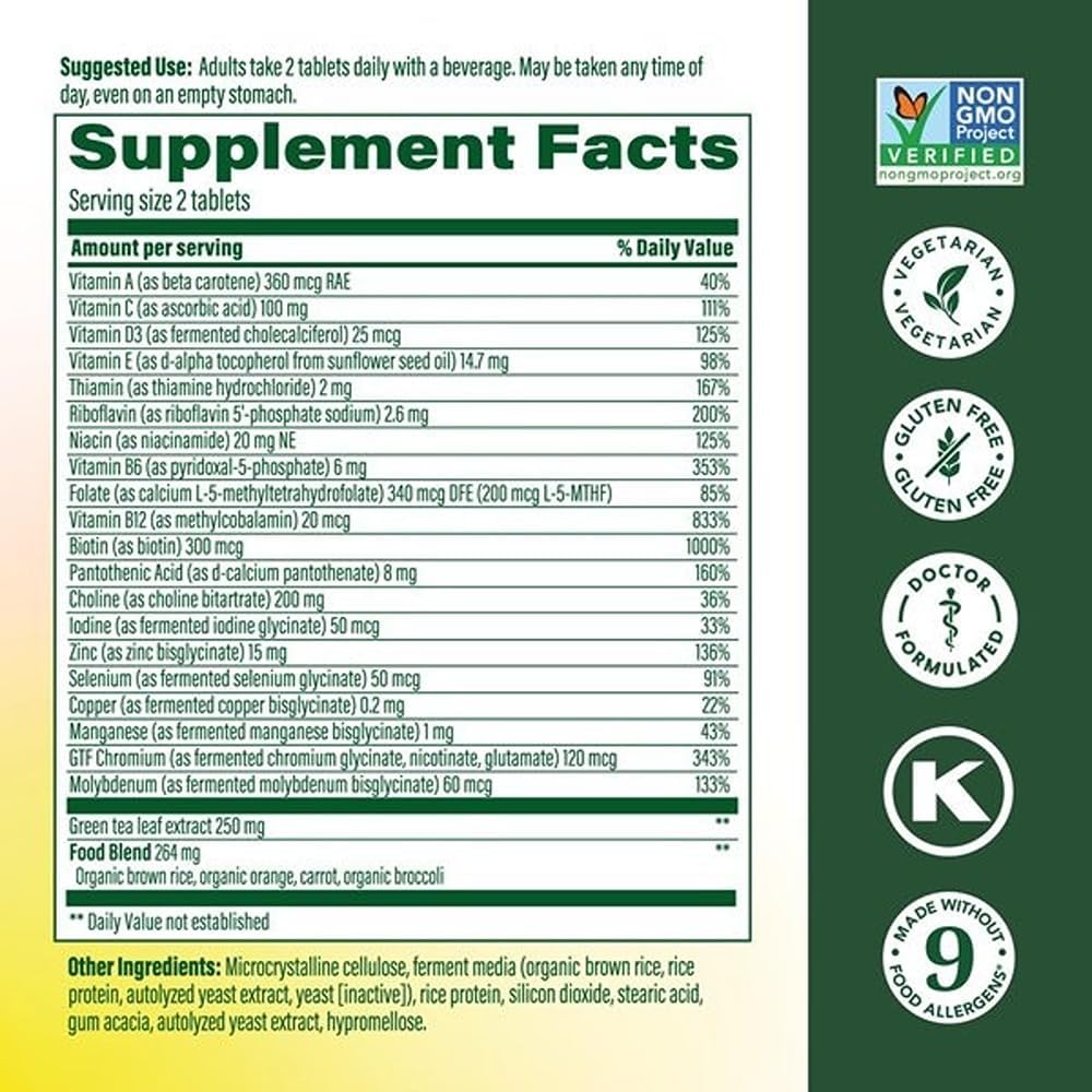 MegaFood - Multivitaminico para mujeres 55+ (Advanced), 60 tabletas