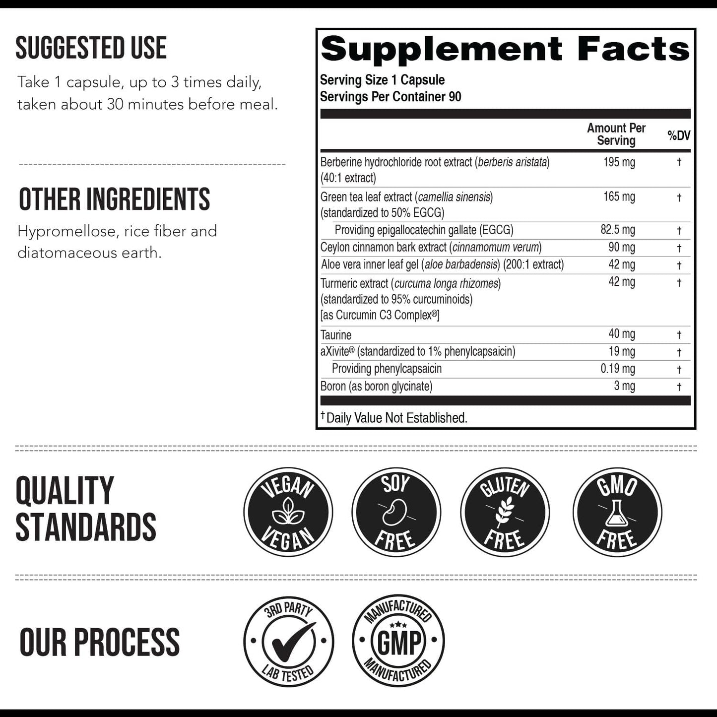 Triquetra- Glp-Activate metabolismo para hombre y mujeres , 90 capsulas