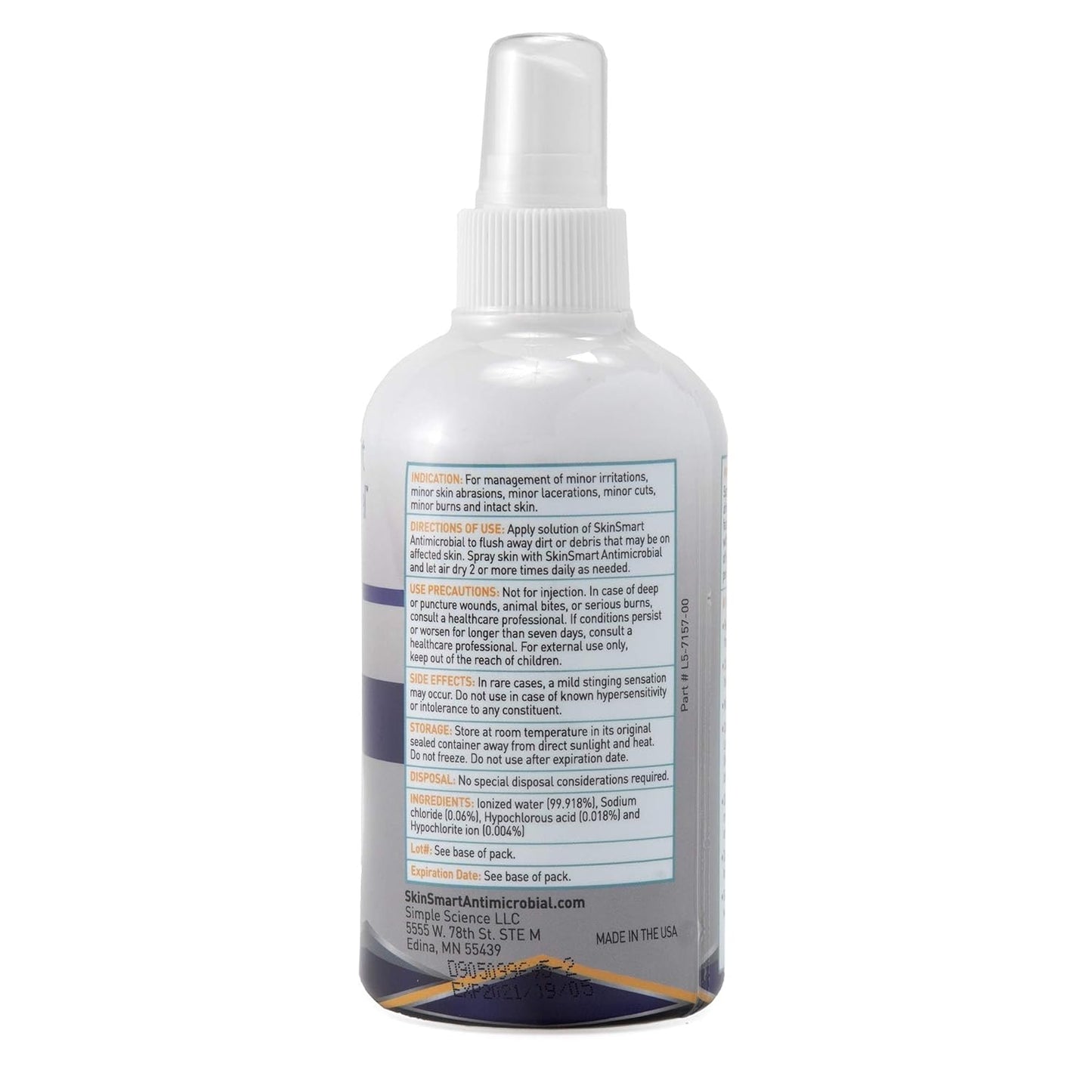 SkinSmart -Antimicrobial Limpiador facial para brotes e imperfecciones, 236ml