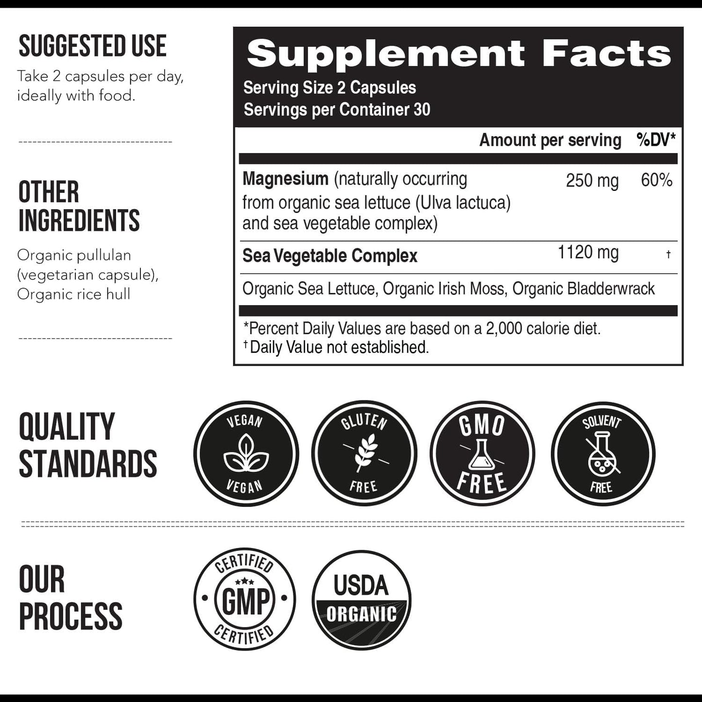 Triquetra - Plant Magnesium 250mg, 60 capsulas