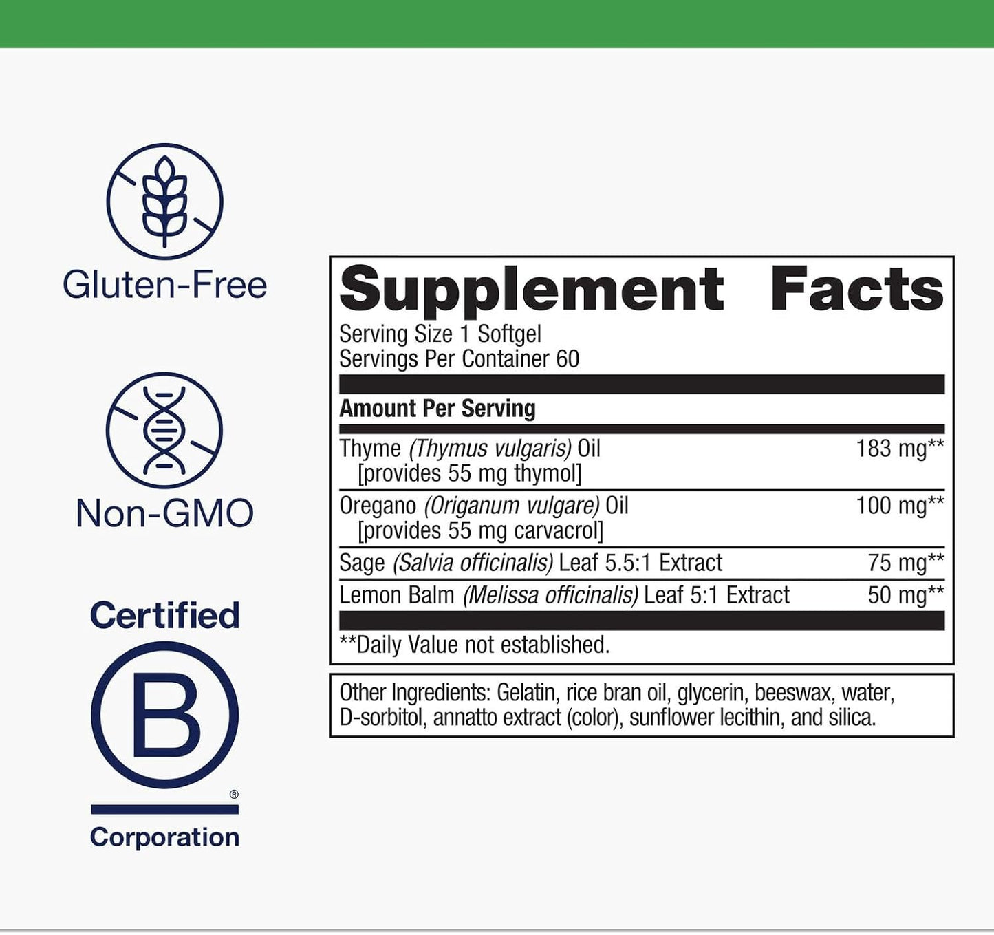 Metagenics - CandiBactin-AR , 60 capsulas