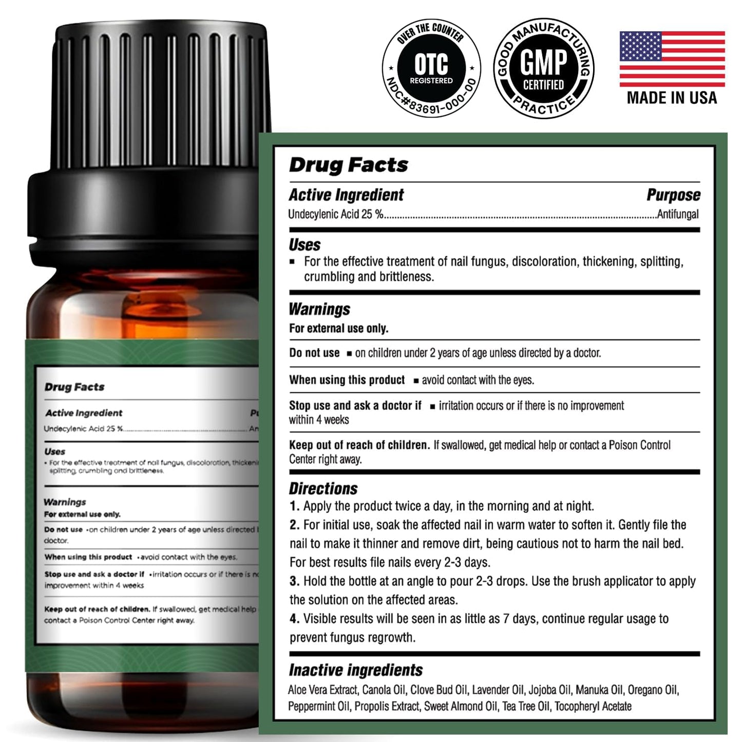 Foot Cure Tratamiento de hongos en las uñas de los pies extra fuerte 15ml