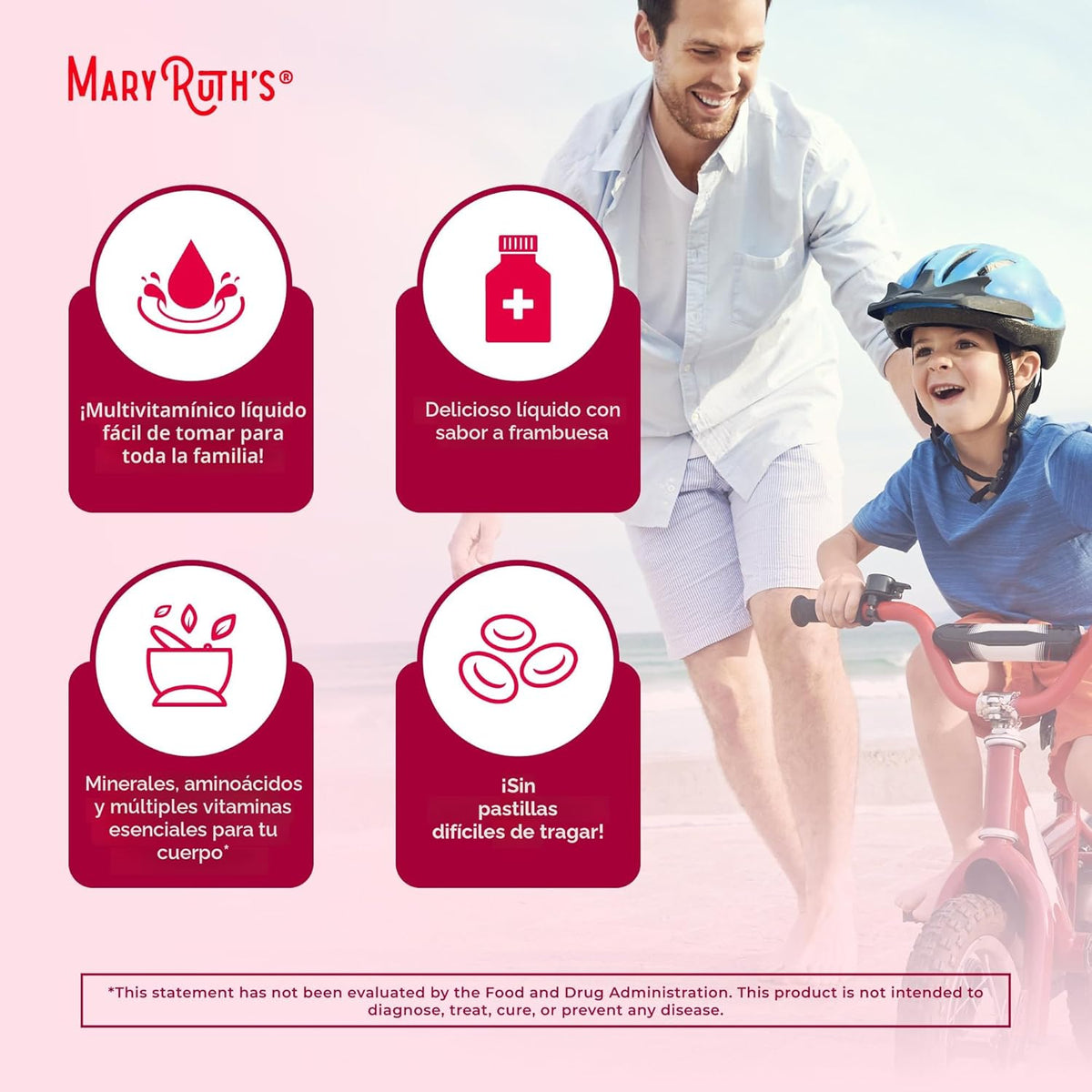 Vitamina Ruth Mary Ruth´s - Multivitaminico Liquido con vitamina C & D3 , 946ml ...