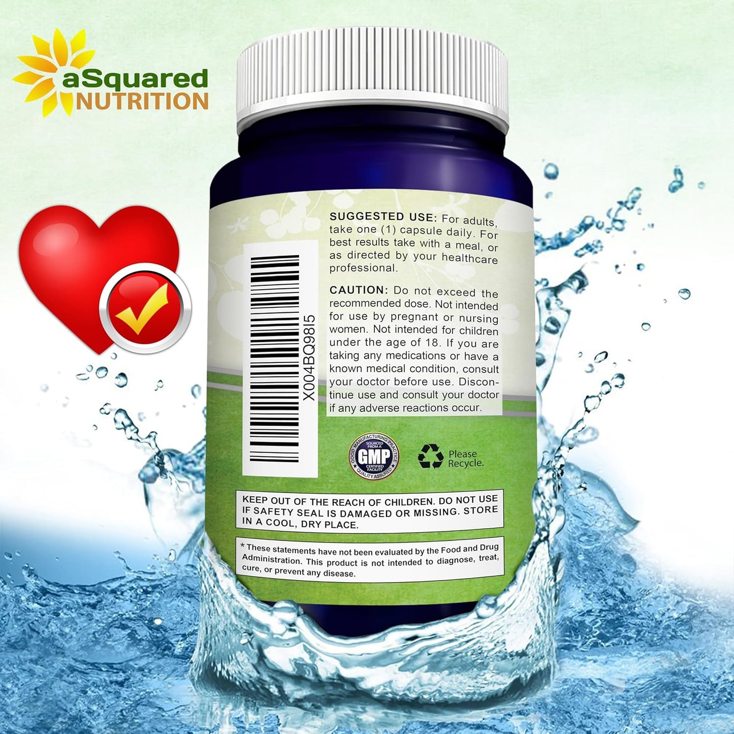 aSquared Nutrition - Coq10 enhanced absorption, 200 capsulas
