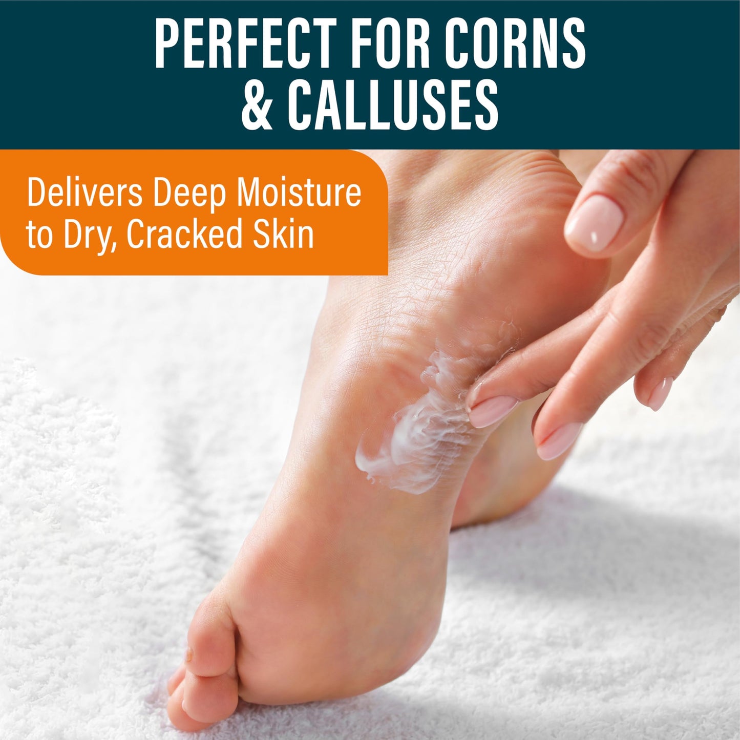 NUVADERMIS Urea Cream 40 Percent for Feet Maximum Strength - 40% Urea Foot Cream for Dry Cracked Heels and Feet - 2% Salicylic Acid, Shea Butter, Tea Tree Oil, Vitamin E - 5.3 fl oz