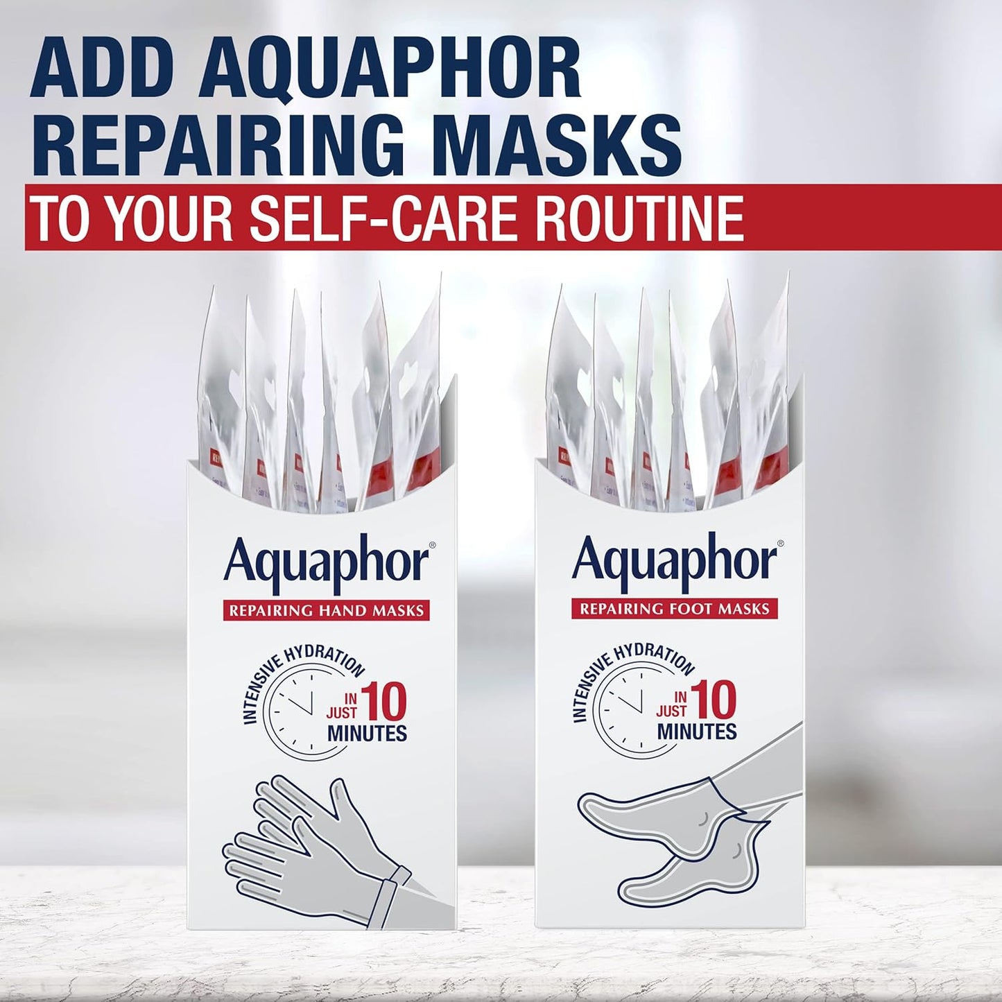 Aquaphor Mascarillas reparadoras para pies
