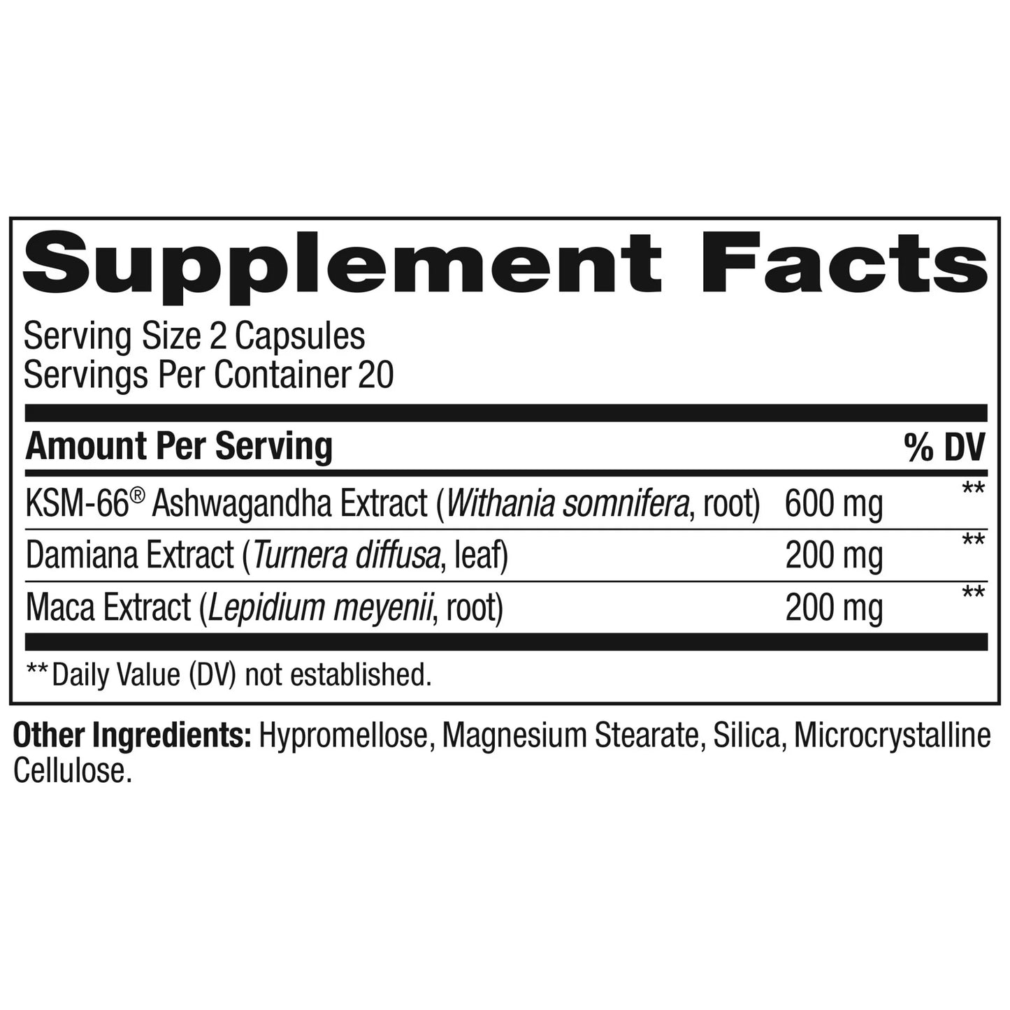 Olly - Libido Lovin 600mg (Ashwagandha), 40 capsulas