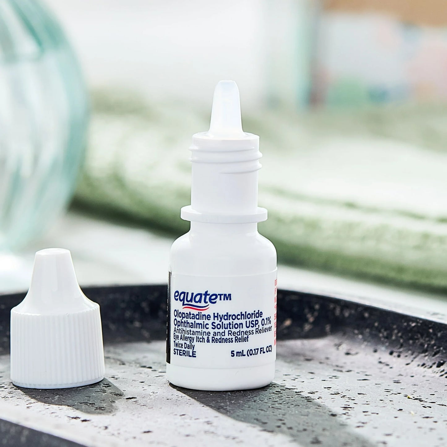 Equate Gotas Oftálmicas Antihistamínicas para Aliviar la Picazón Ocular, Olopatadina HCL 0.1%, 5 Ml