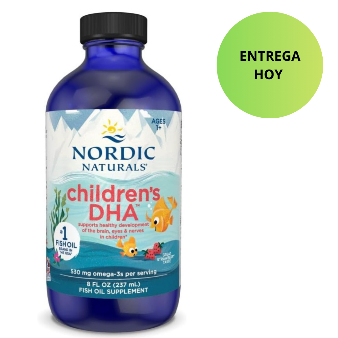 Nordic Naturals - DHA líquido para niños,Omega-3 para niños, 237ml
