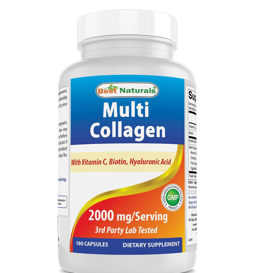 Best Naturals - Multi Collagen 2000mg, 180 capsulas