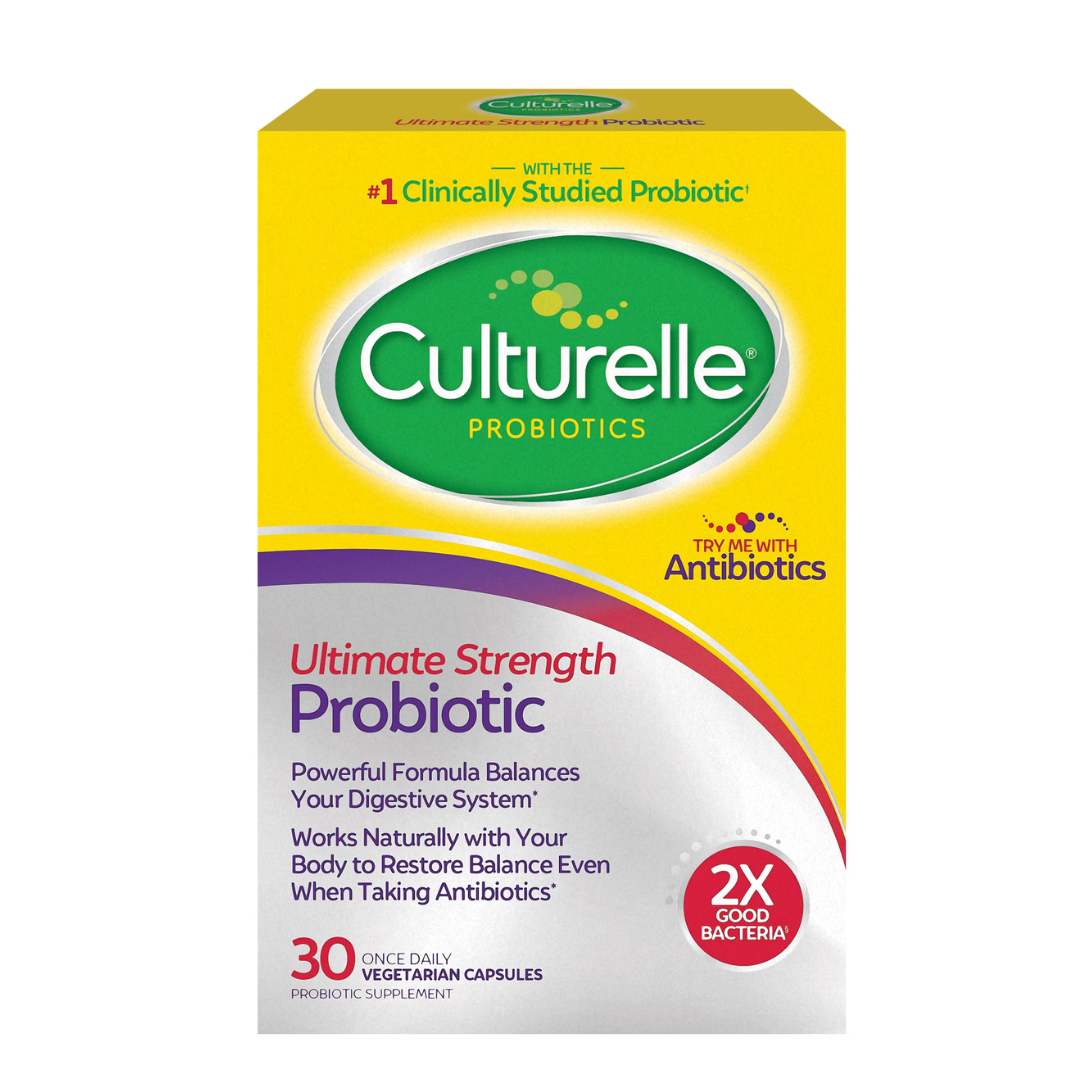 Culturelle Probióticos, Probiótico de Máxima Potencia, 20 Mil Millones UFC, 30 Cápsulas Vegetarianas