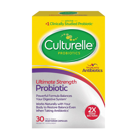 Culturelle Probióticos, Probiótico de Máxima Potencia, 20 Mil Millones UFC, 30 Cápsulas Vegetarianas