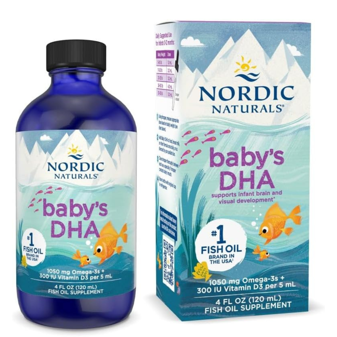 Nordic Naturals DHA del bebé, 1050 mg de Omega-3 + 300 UI de vitamina D3, 120ml