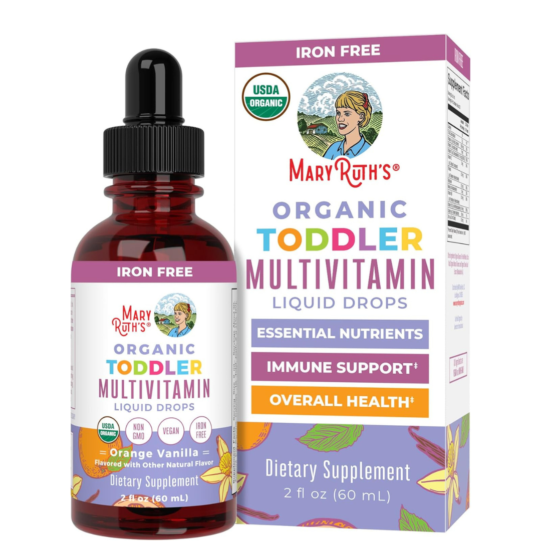 MaryRuth Organics Multivitamínico para niños pequeños , 60ml