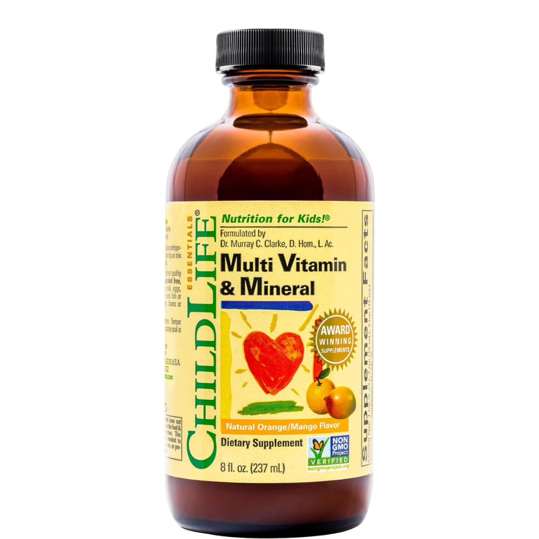 CHILDLIFE ESSENTIALS Multivitamínico y mineral para niños, 237ml