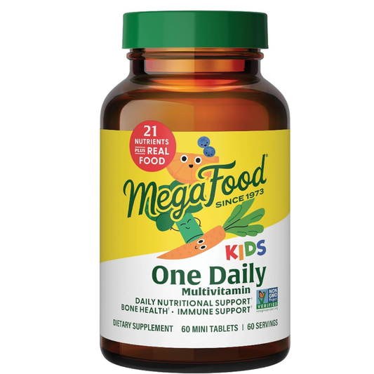 MegaFood - Multivitaminico para niños (one daily), 60 mini tabletas