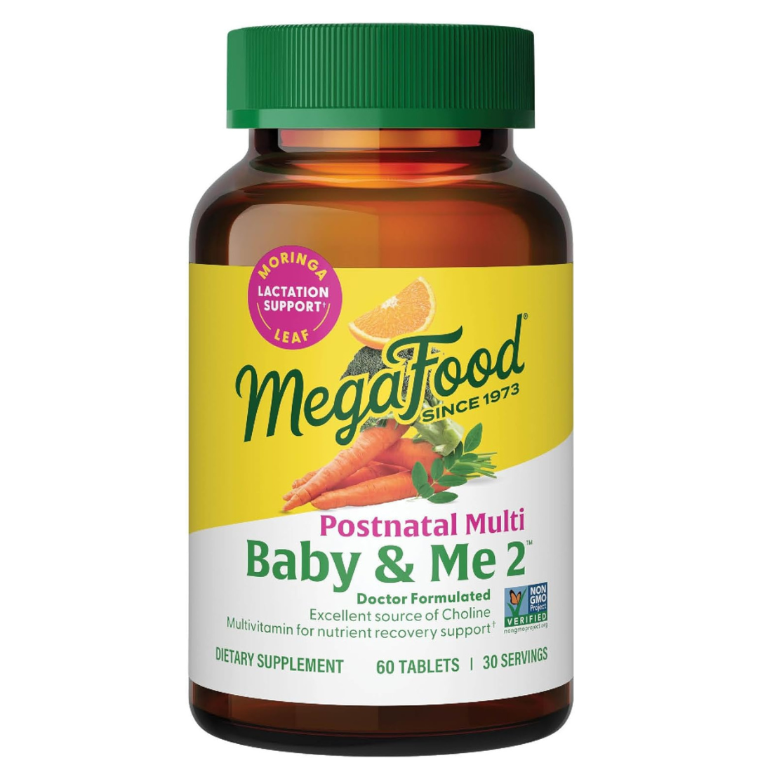 MegaFood - Postnatal Multi Baby & Me 2 , 60 tabletas