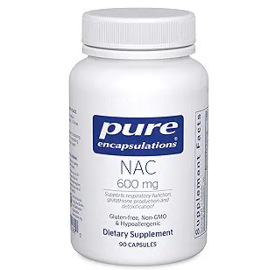 Pure Encapsulations- NAC 600 mg , 90 capsulas