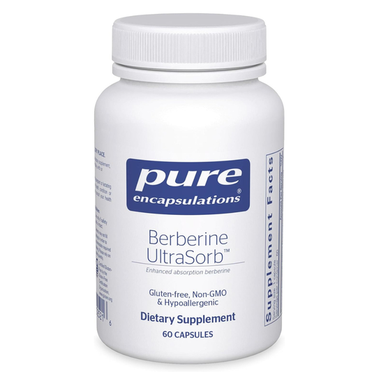 Pure Encapsulations Berberine UltraSorb 550mg, 60 capsulas