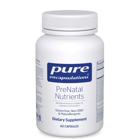 Pure Encapsulations Nutrientes prenatales - para el embarazo, 60 capsulas