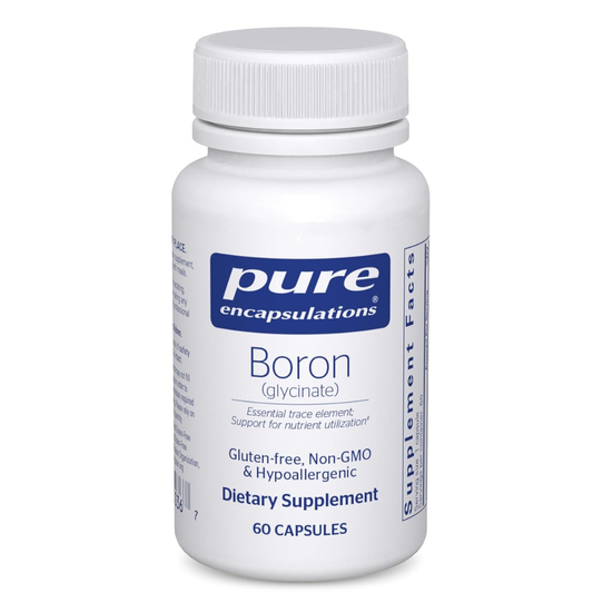 Pure Encapsulations, boron (glycinate) - 60 capsulas