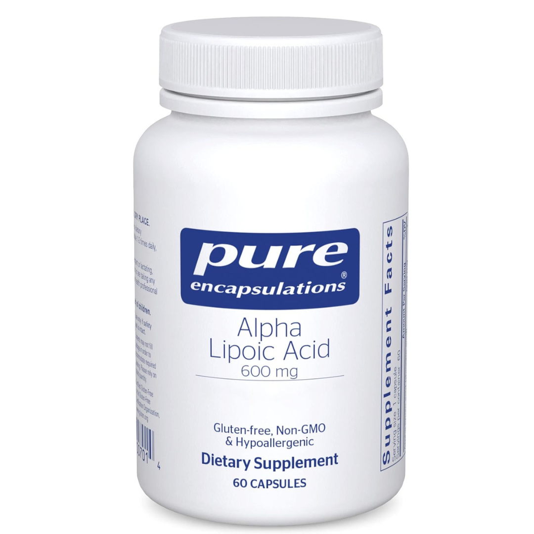 Pure Encapsulations Ácido alfa lipoico 600 mg , 60 capsulas