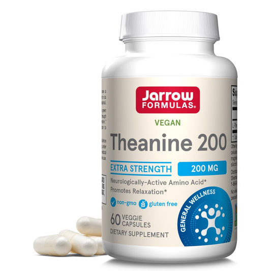 Jarrow Formulas - Vegan Theanine 200mg, 60 capsulas