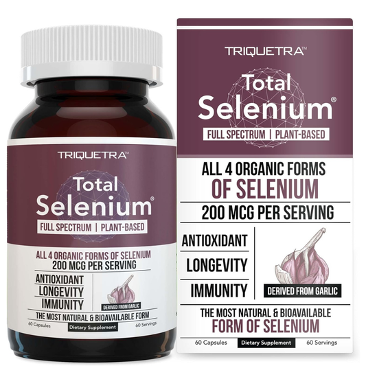 Triquetra - Total Selenium 200mcg, 60 capsulas