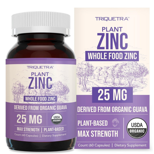 Triquetra - Plant Zinc 25mg, 60 capsulas